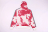 Custom Mens Cotton French Terry Reflective Tie Dye Hoodie 