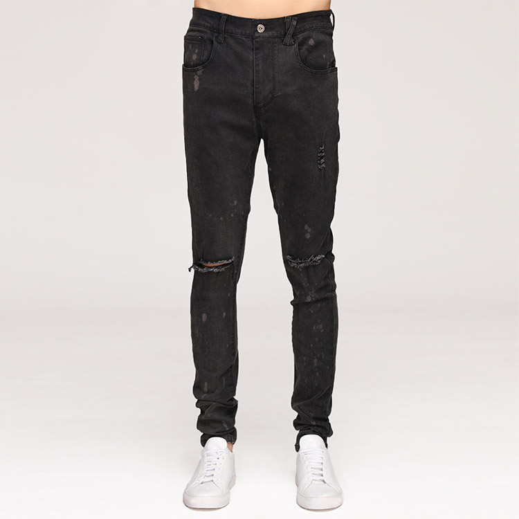 acid wash black joggers